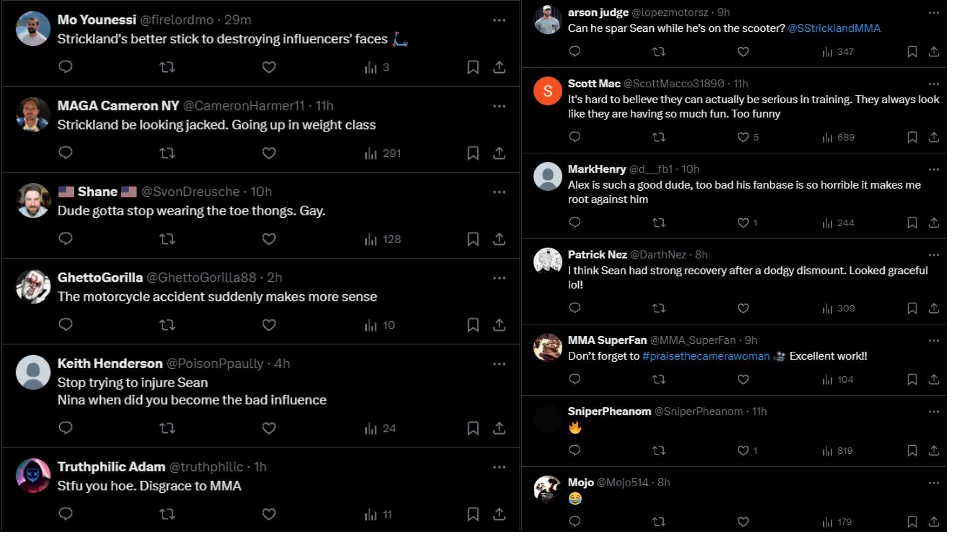 More fan reactions